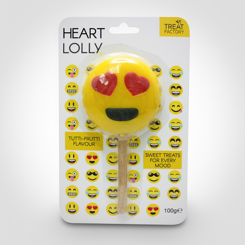 Emoji Heart Lolly