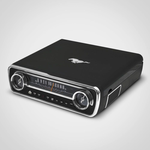 Ford Mustang LP Record Player in Black