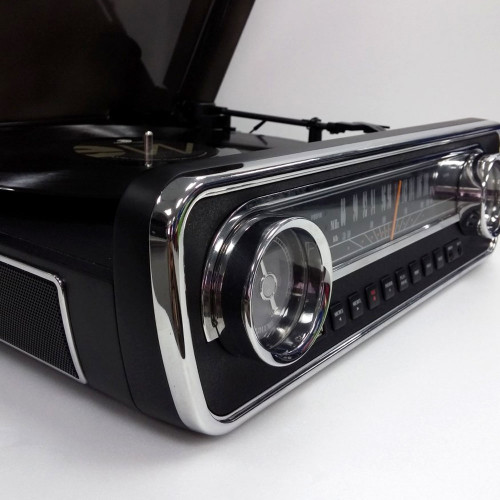 Ford Mustang LP Record Player in Black