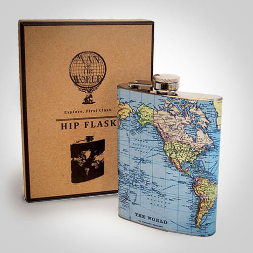 World Hip Flask