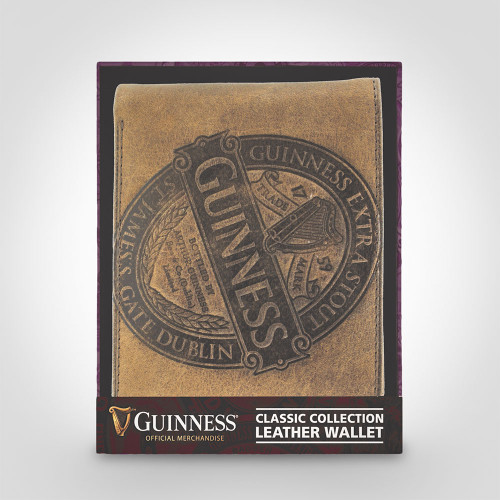 Guinness Brown Leather Wallet