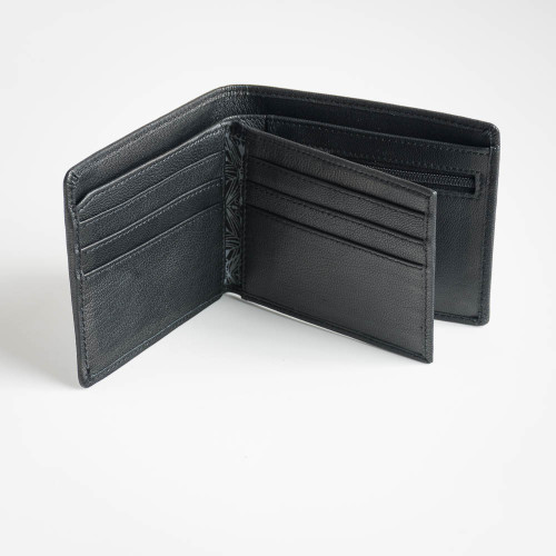 Animal Leather Peako Wallet Black