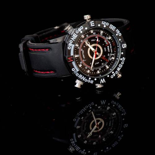 Black Covert Watch Camera