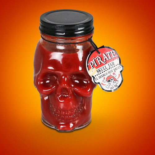 El Diablo Hot Sauce Skull
