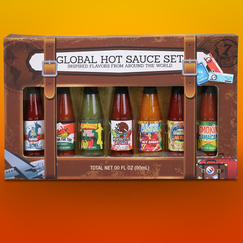 Global Hot Sauce Set Of 7