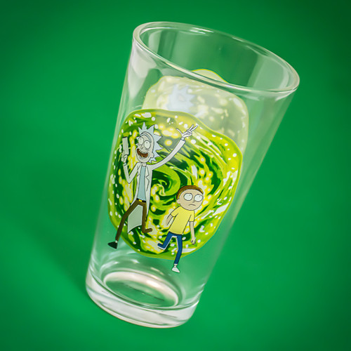 Rick and Morty Portal Pint Glass