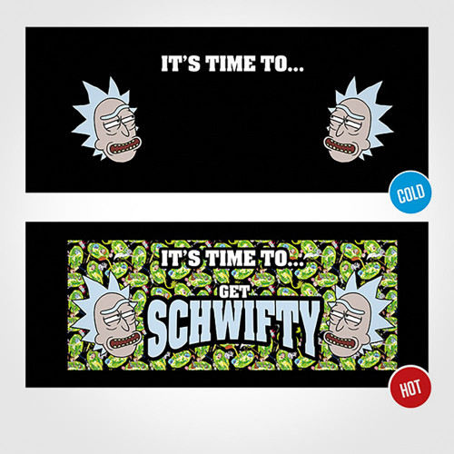 Rick and Morty Get Schwifty Heat Change Mug