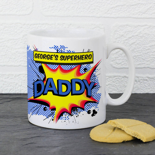 Personalised Comic Book Themed Mug