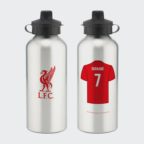 Personalised Liverpool FC Aluminium Water Bottle