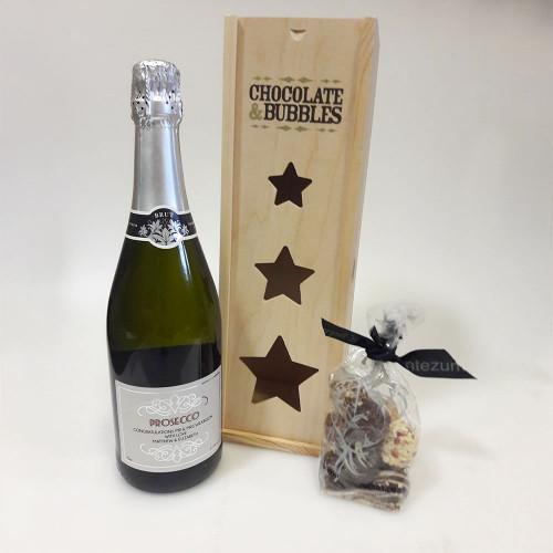 Personalised Prosecco and Chocolates
