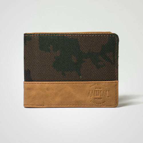 Animal Reckless Wallet Camo Green