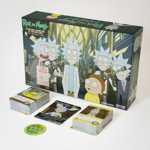 Close Rick Counters of the Rick Kind Deck Building Game