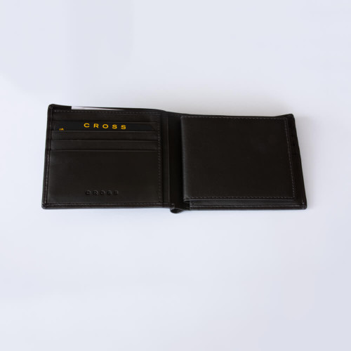 Cross Oak Brown Leather Wallet with Removable Card Case