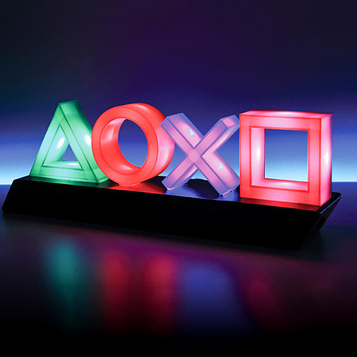 Sony PlayStation Official Multi-Coloured Icons Desk Light