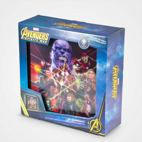 Marvel Avengers Infinity War 3D Luminart