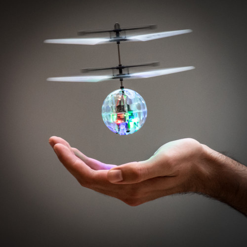 Motion-Controlled Light-Up LED Heliball