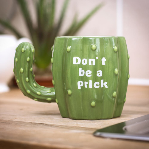 Don’t Be a Prick Cactus Mug