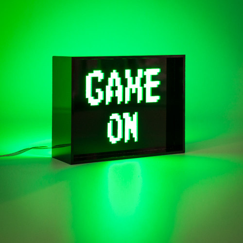 Game On Mini Acrylic LED Box Light