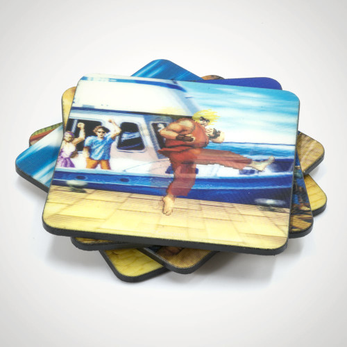 Street Fighter Lenticular Coasters