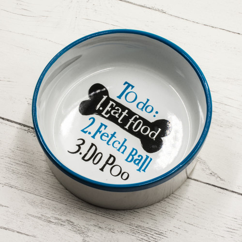 To Do List Dog Bowl