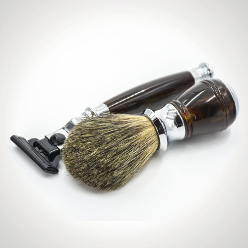 Barber Shop Shaving Set – Brown