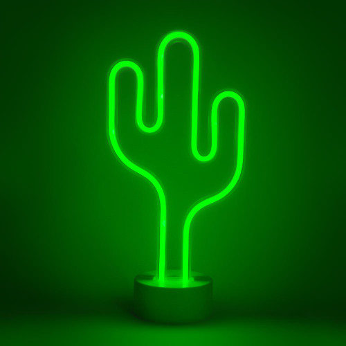 12” Neon Cactus Light