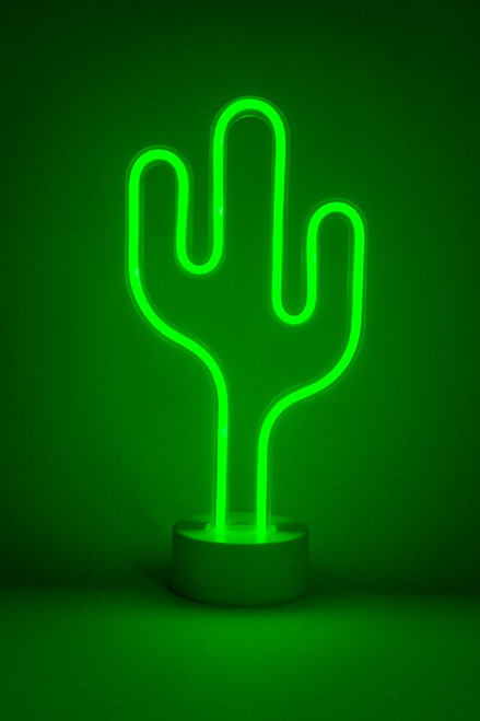 12” Neon Cactus Light