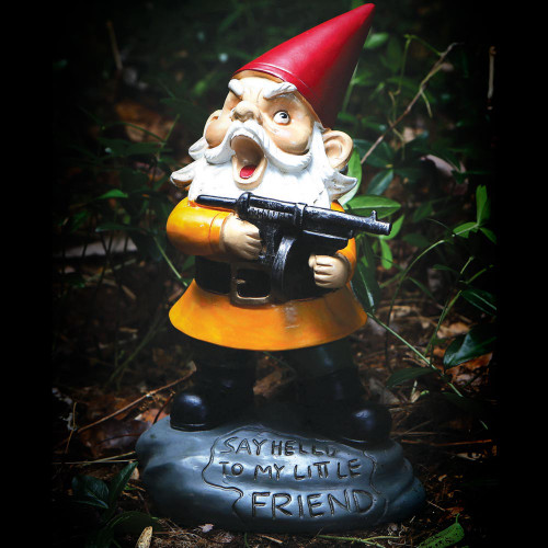 Angry Gnome Garden Ornament
