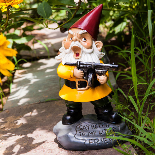 Angry Gnome Garden Ornament