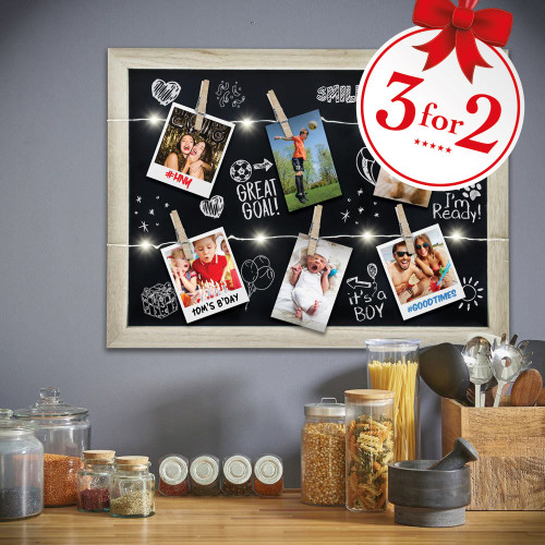 Light Up Photo Clip Chalkboard