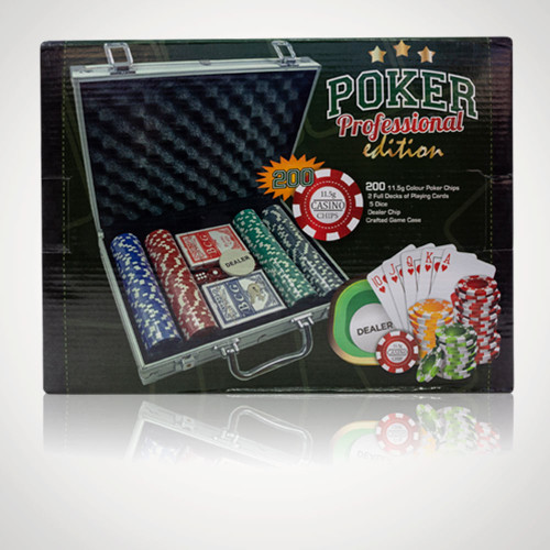 Professional Edition 200-Piece Poker Set - Only at Menkind!