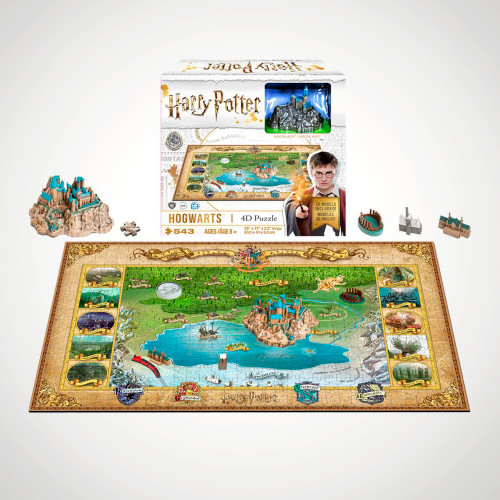 Harry Potter Hogwarts 4D Mini Puzzle