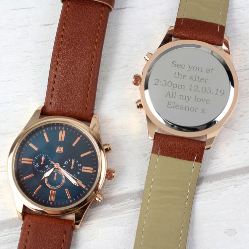 Personalised Rose Gold Watch Version 1