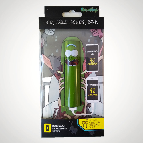 Rick and Morty Pickle Rick Power Bank 2600mAh