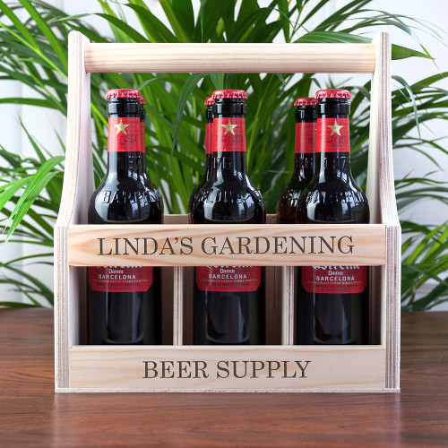 Personalised Gardeners Beer Trug