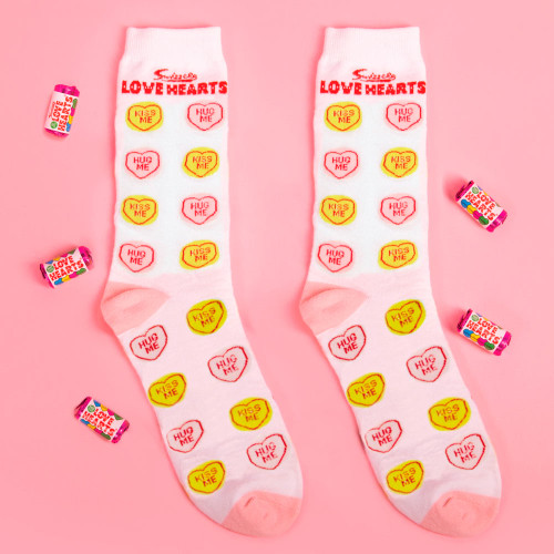 Love Hearts Socks and Sweets