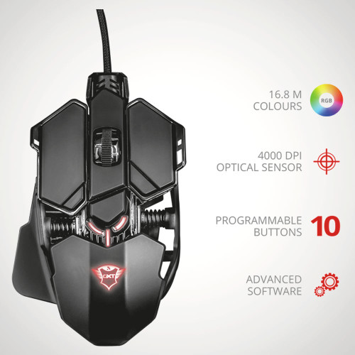 Trust GXT138 X-Ray Illuminated Gaming Mouse