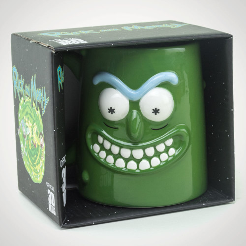 Rick and Morty Pickle Rick 3D Mug