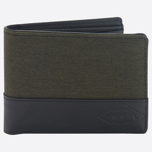Animal Reckless Wallet in Dusty Olive