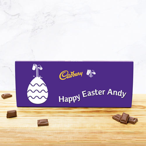 Personalised Easter Cadbury Bar