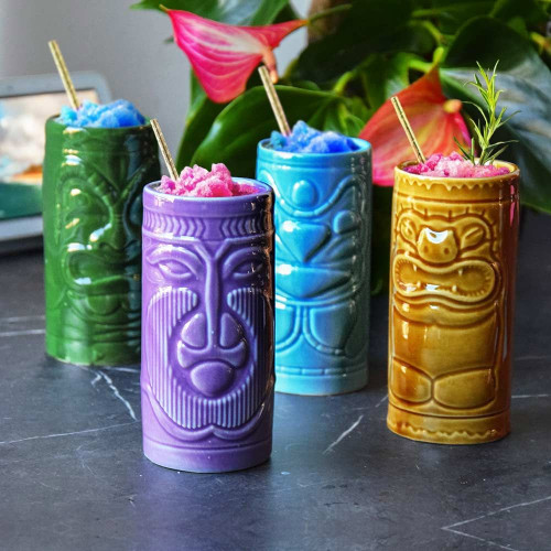 Tiki Mug Set of 4