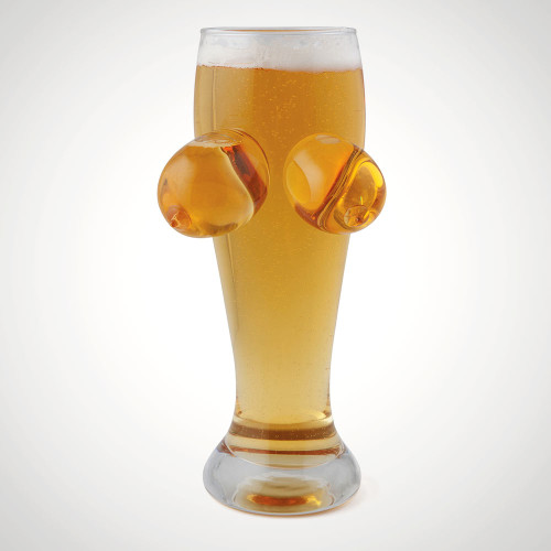 Boobie Beer Glass
