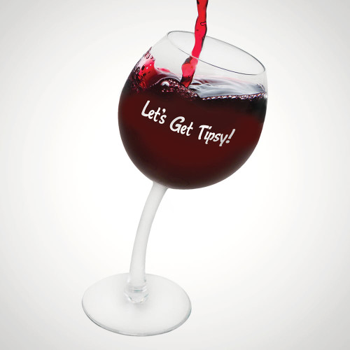 Tipsy Wine Glasses – Set of 2