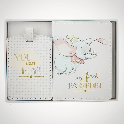 Disney Dumbo My First Passport Cover and Luggage Tag