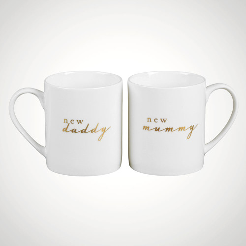 New Mummy and New Daddy Mug Set