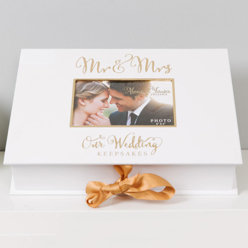 Mr and Mrs Keepsake Box and Photo Frame