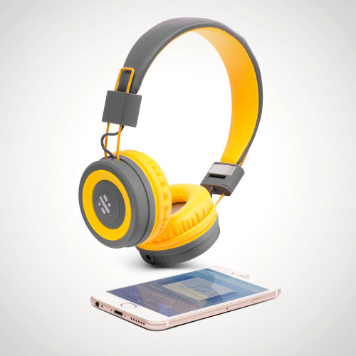 Pump Bluetooth Headphones - Yellow