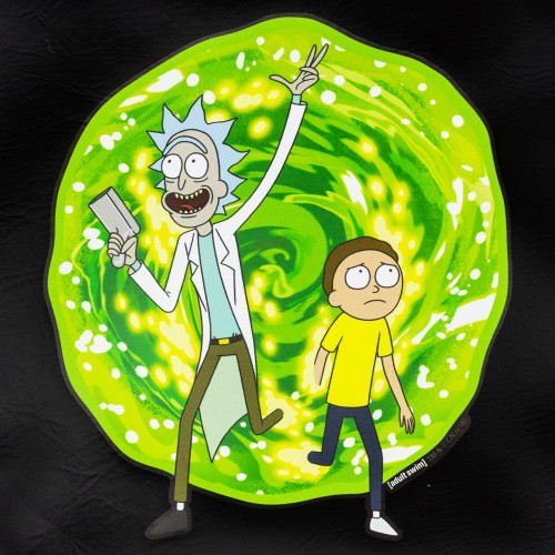 Rick and Morty Portal Messenger Bag