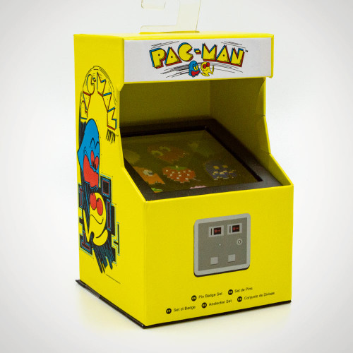 Pac-Man Arcade Pin Badge Set