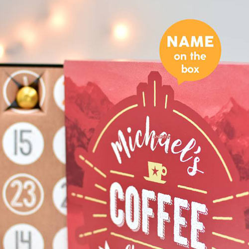 Personalised Coffee Advent Calendar